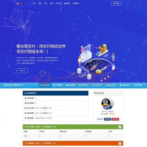 3月最新彩虹易支付全开源开心版php源码分享